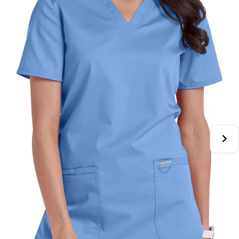 Cherokee Workwear Revolution V neck Scrub Top